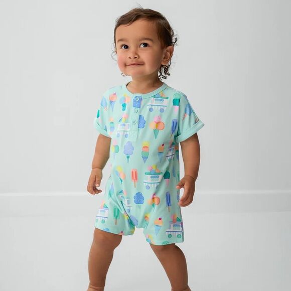 NWT Little Sleepies Sweet Scoops Romper 2T - Picture 1 of 3